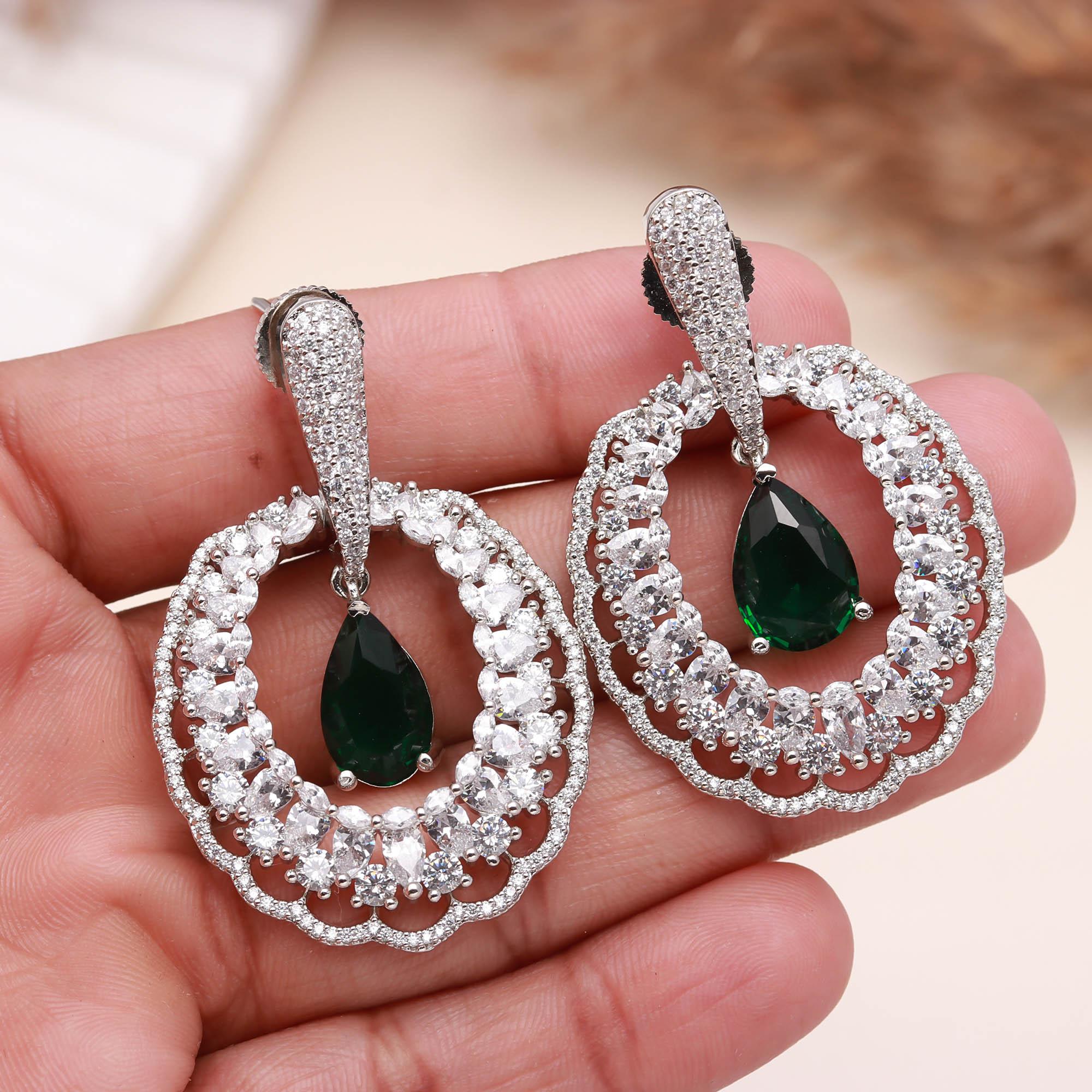 Orchid Gleam Earrings - Haamsi