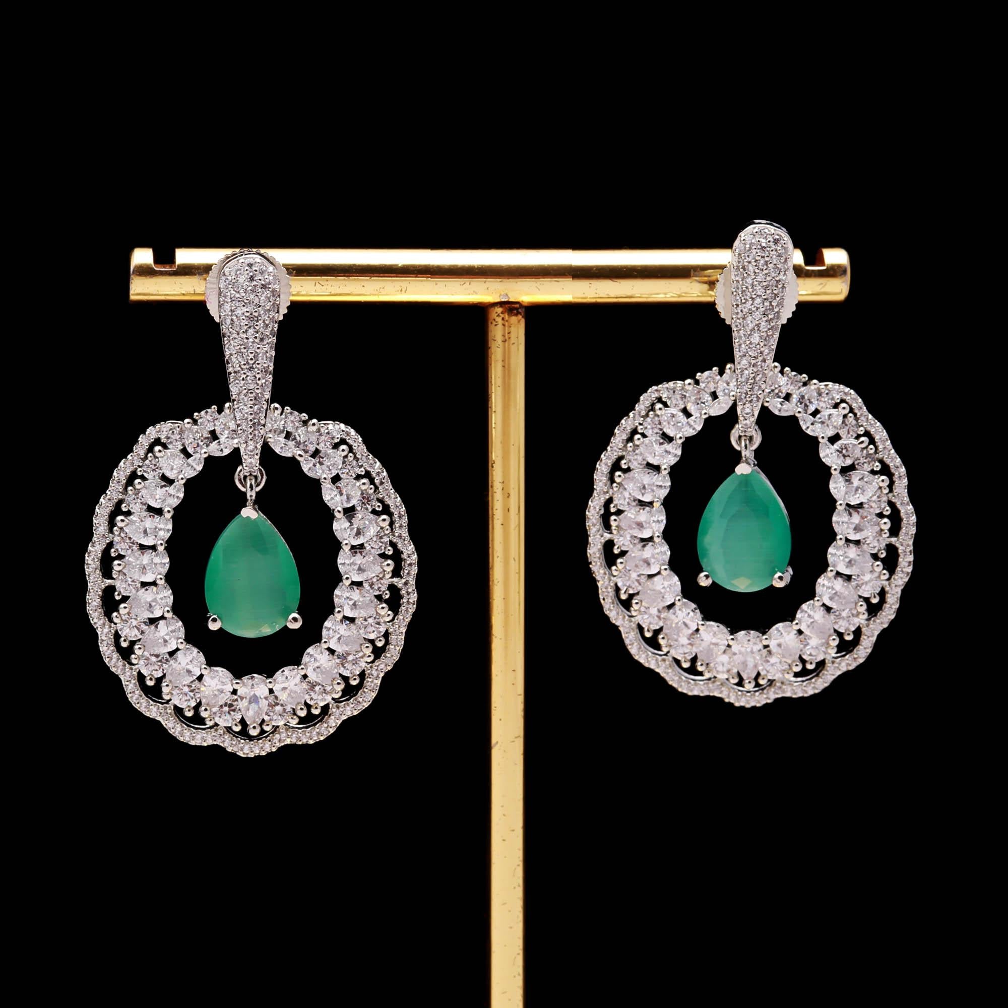 Orchid Gleam Earrings - Haamsi