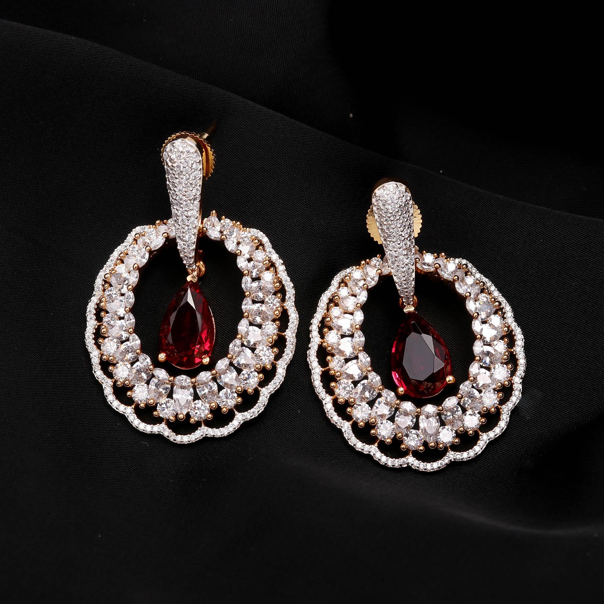 Orchid Gleam Earrings - Haamsi